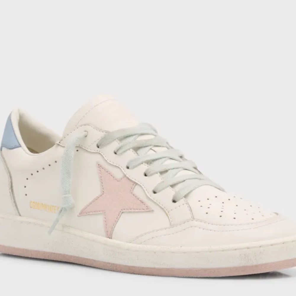Golden Goose Nmx Ballstar Mixed Sneaker- Size 9